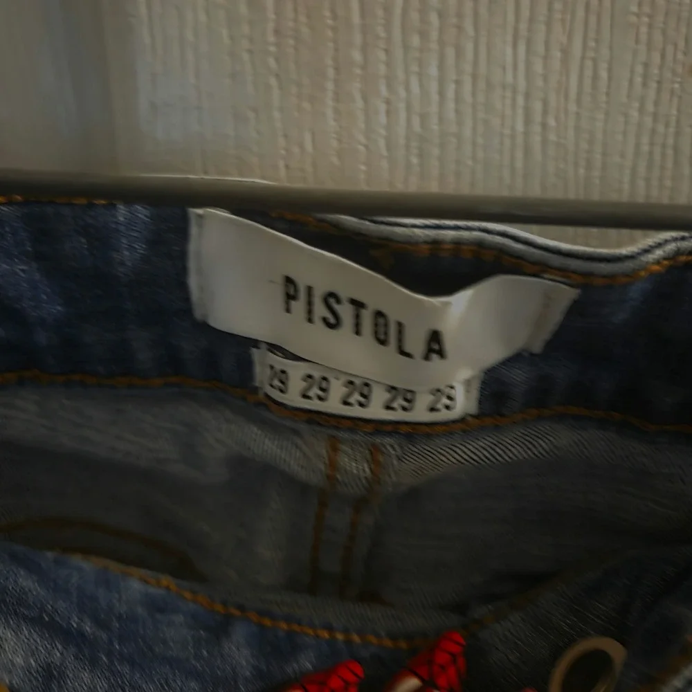 Pistola Womens Medium Wash Raw Hem Skinny Jeans Size 29 Denim Blue Basic Grunge